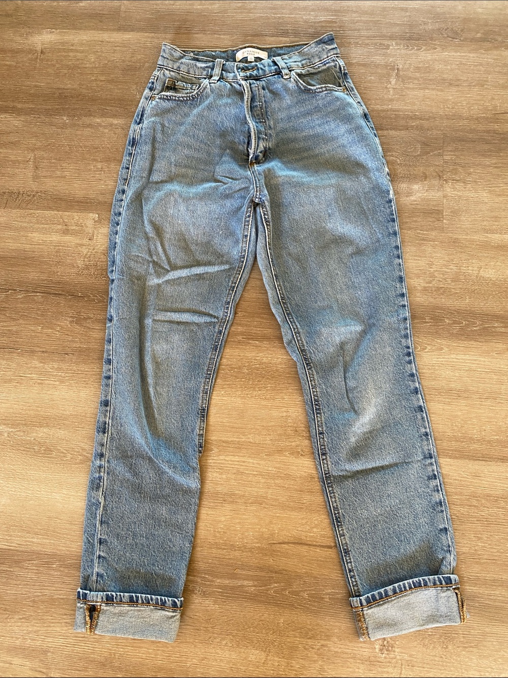 Dynamite Light Blue high waisted women jeans